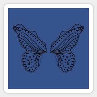 Butterfly wings pattern Magnet